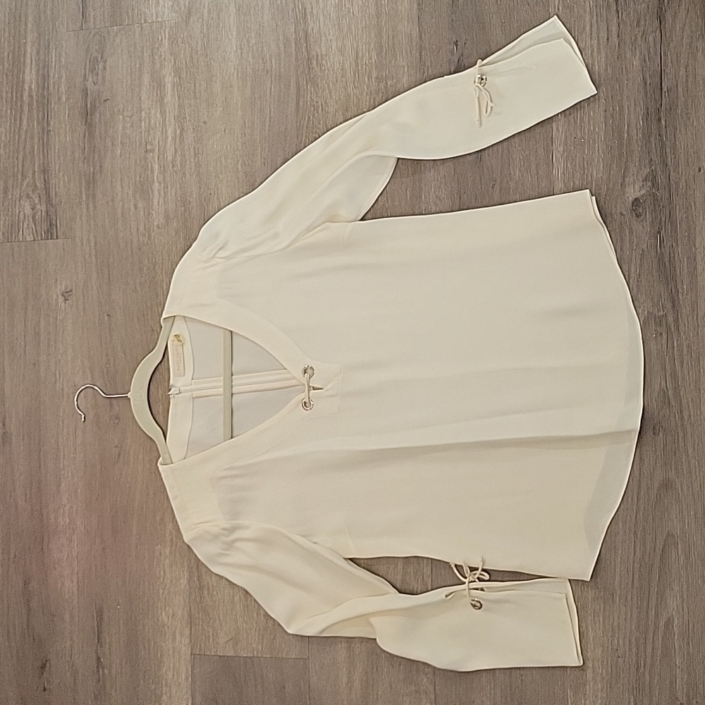 Ramy Brook cream blouse, size medium, gently used